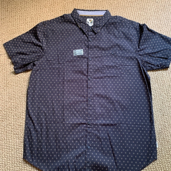 Voyager stretch woven fabric button up - Picture 1 of 4